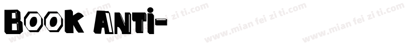 book anti字体转换